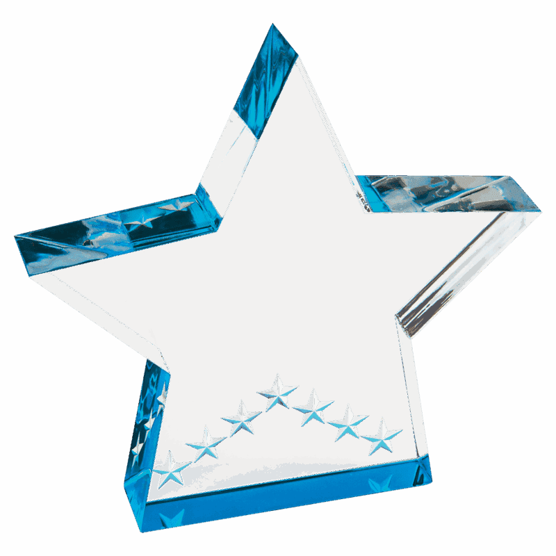 5" Blue Star Performer Acrylic