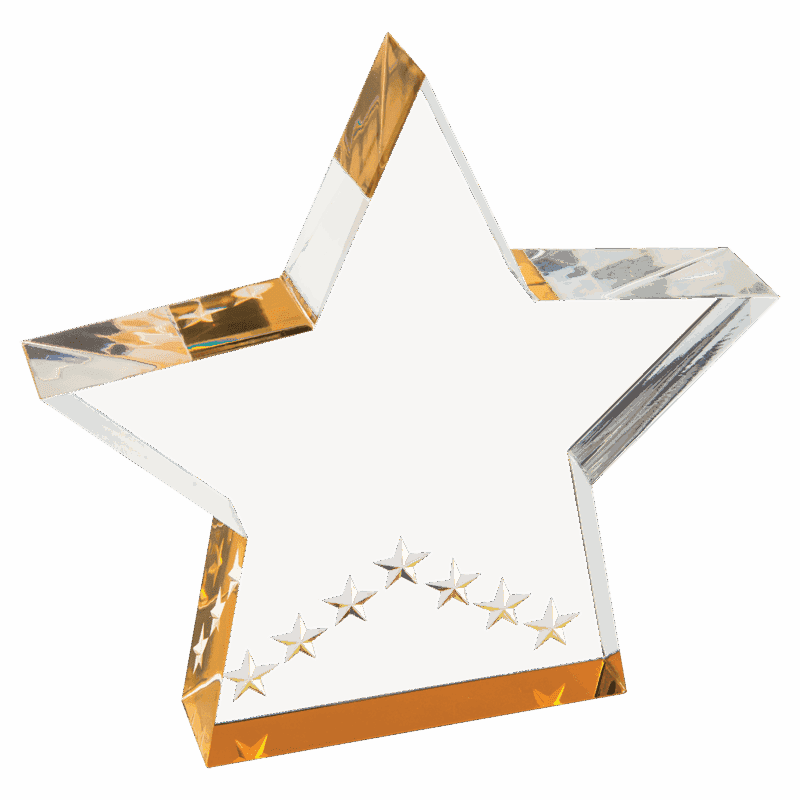 5" Gold Star Performer Acrylic